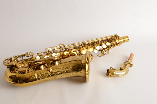 King Super 20 Alto Full Pearls Original Lacquer Fresh Matt Stohrer Overhaul 339681