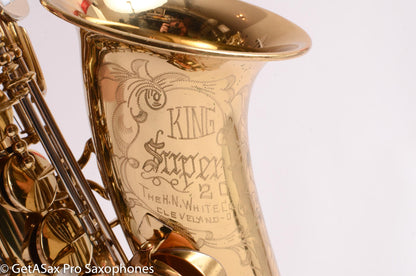 King Super 20 Alto Series III Original Lacquer Very Good Condition Overhauled! 376523