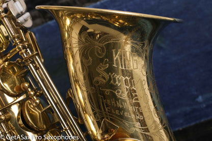 King Super 20 Alto Saxophone Original Lacquer Fresh Overhaul 362420