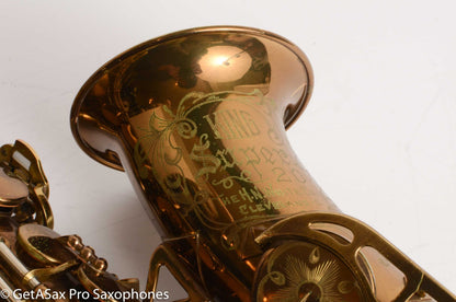 King Super 20 Alto Saxophone Original Dark Lacquer Very Good Cond 283009