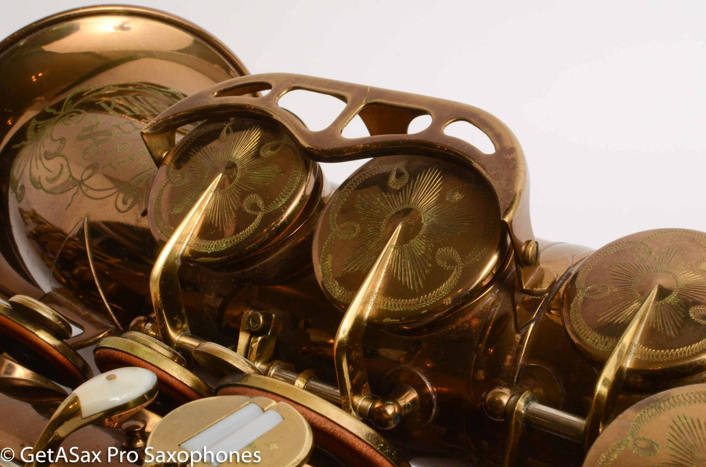 King Super 20 Alto Saxophone Original Dark Lacquer Very Good Cond 283009