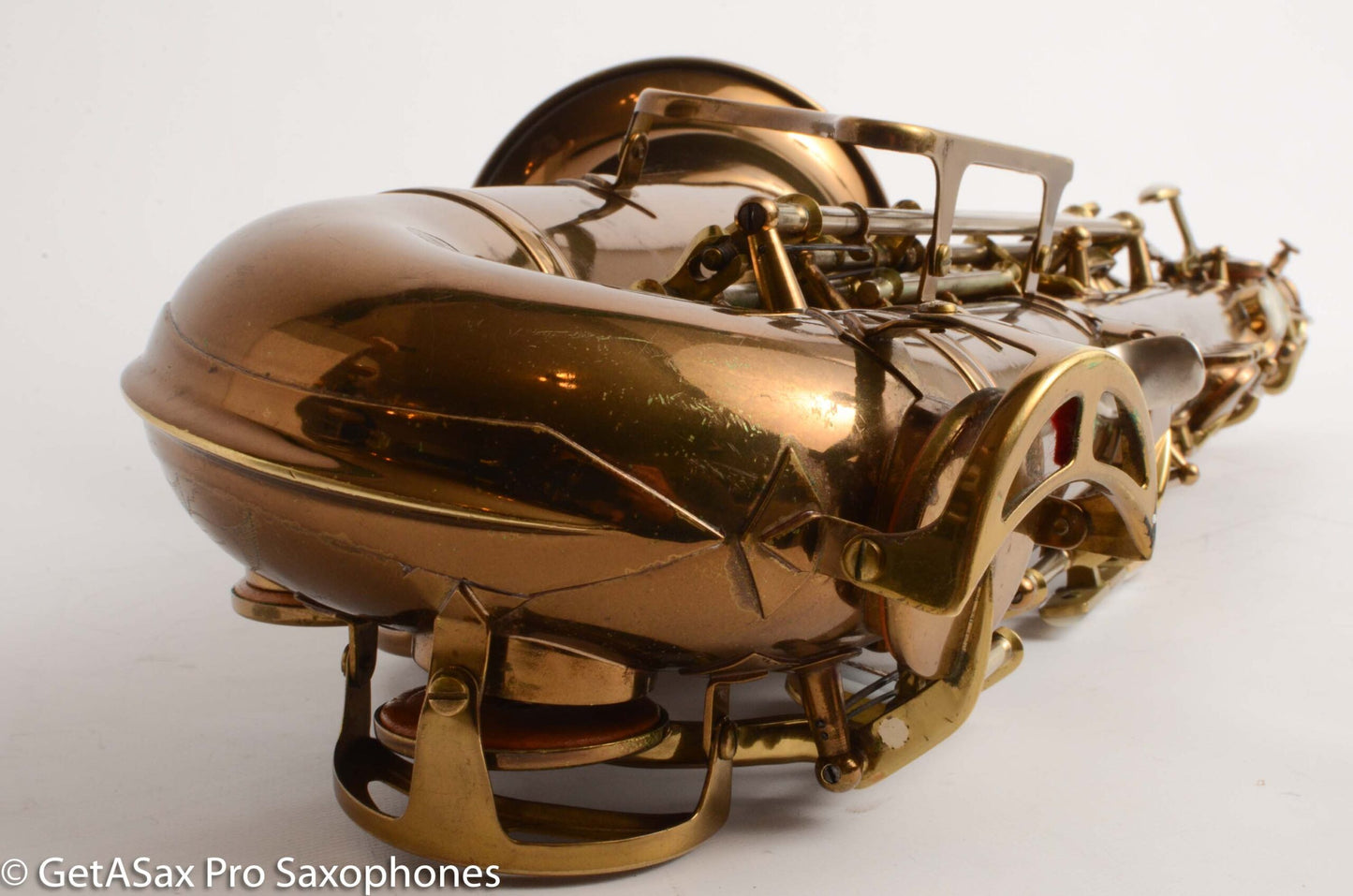 King Super 20 Alto Saxophone Original Dark Lacquer Very Good Cond 283009