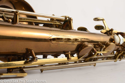 King Super 20 Alto Saxophone Original Dark Lacquer Very Good Cond 283009