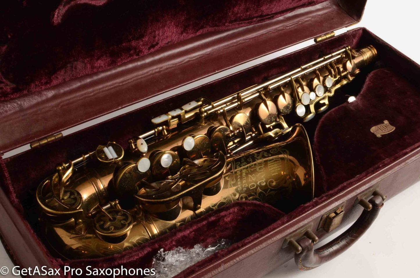 King Super 20 Alto Saxophone Original Dark Lacquer Very Good Cond 283009