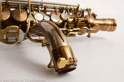 King Super 20 Alto Saxophone Original Dark Lacquer Very Good Cond 283009