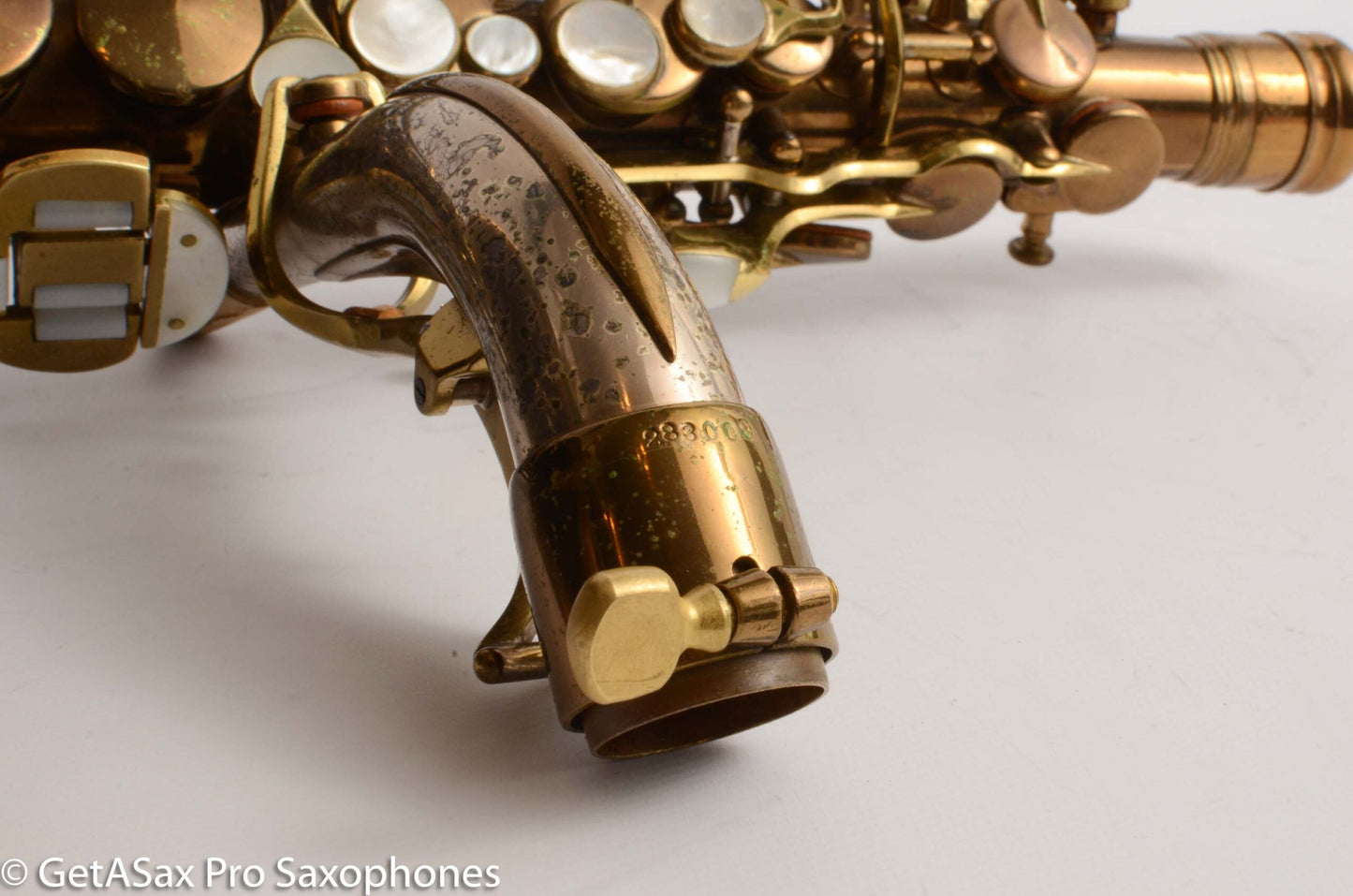 King Super 20 Alto Saxophone Original Dark Lacquer Very Good Cond 283009