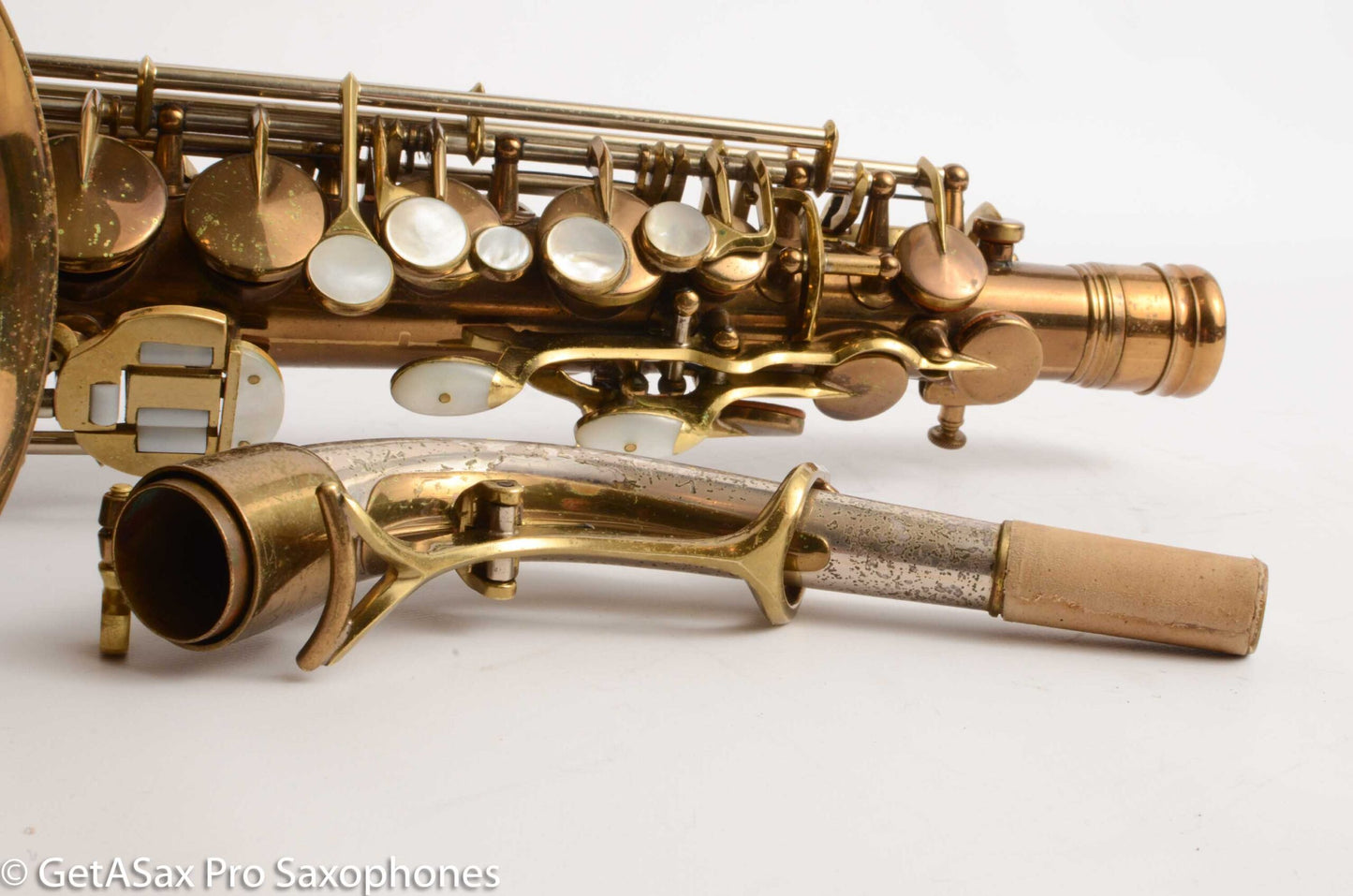 King Super 20 Alto Saxophone Original Dark Lacquer Very Good Cond 283009