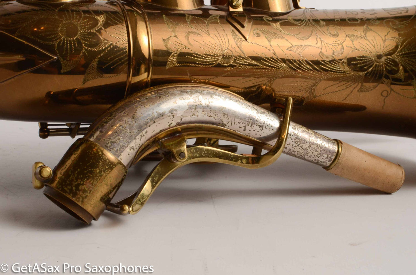 King Super 20 Alto Saxophone Original Dark Lacquer Very Good Cond 283009