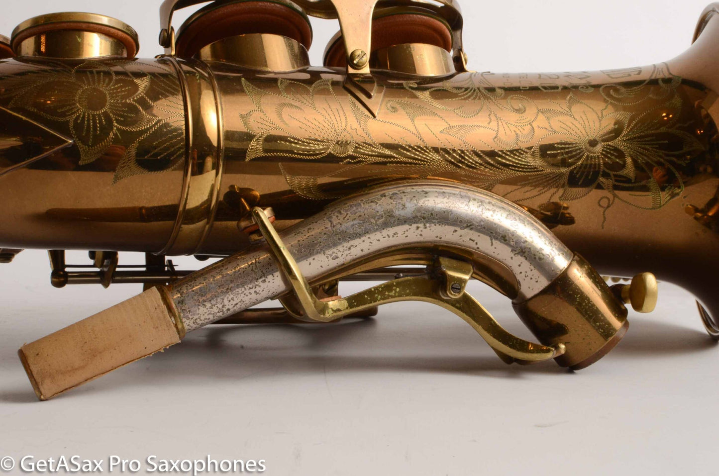 King Super 20 Alto Saxophone Original Dark Lacquer Very Good Cond 283009