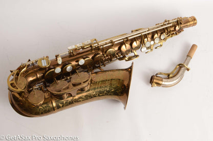 King Super 20 Alto Saxophone Original Dark Lacquer Very Good Cond 283009