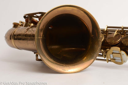 King Super 20 Alto Saxophone Original Dark Lacquer Very Good Cond 283009