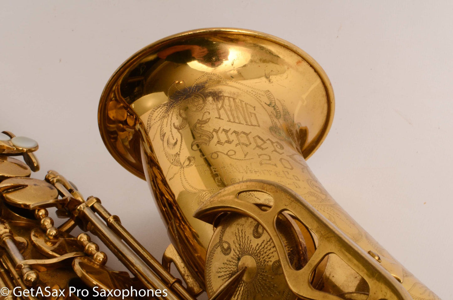 King Super 20 Alto Series II Full Pearls Original Lacquer Old Pads 318290