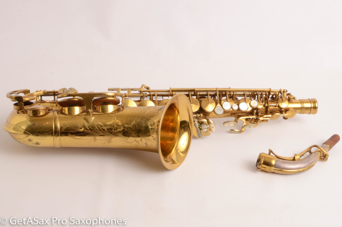King Super 20 Alto Series II Full Pearls Original Lacquer Old Pads 318290