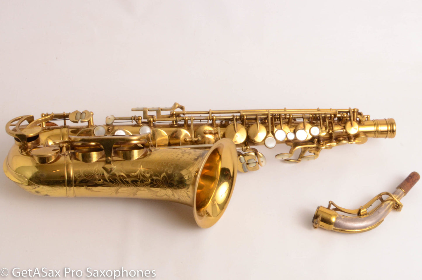 King Super 20 Alto Series II Full Pearls Original Lacquer Old Pads 318290