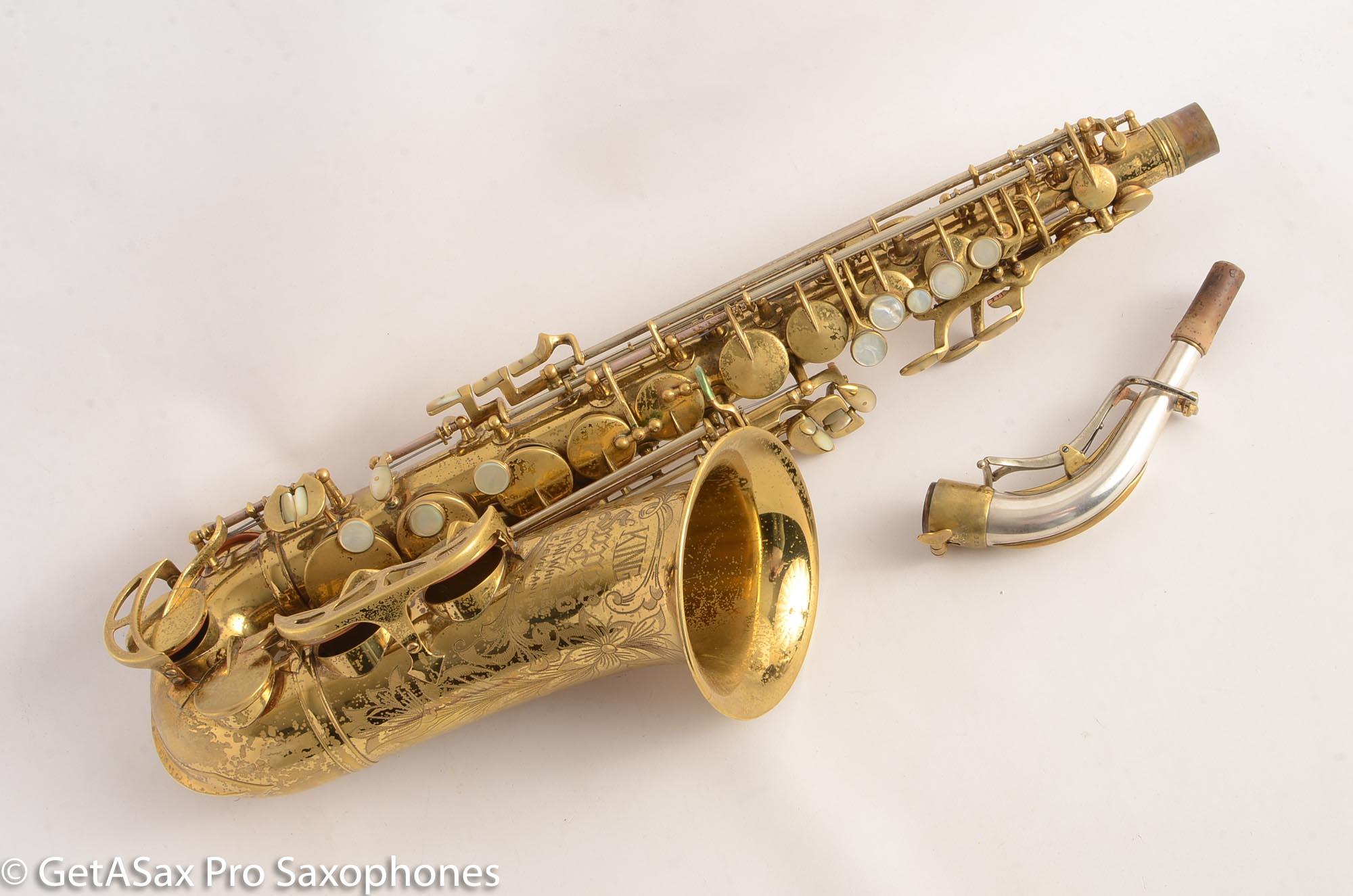 King Super 20 Alto Full Pearls 1952 Fresh Overhaul 328xxx