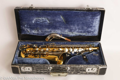 King Super 20 Alto Saxophone Original Lacquer Excellent Condition Good Pads 402601