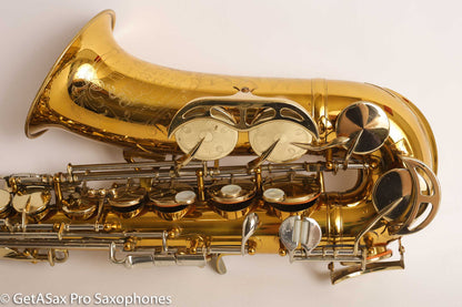 King Super 20 Alto Saxophone Original Lacquer Excellent Condition Good Pads 402601