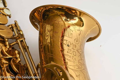 King Super 20 Alto Full Pearls Series II 1951 Original Lacquer Great Deal 318439