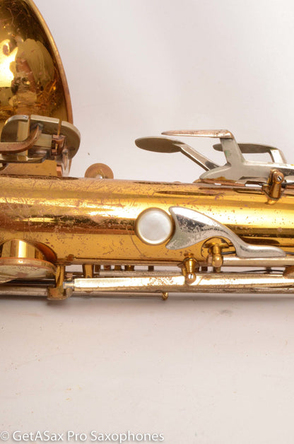 King Super 20 Baritone Saxophone Good condition Old Pads Great Deal! 502055