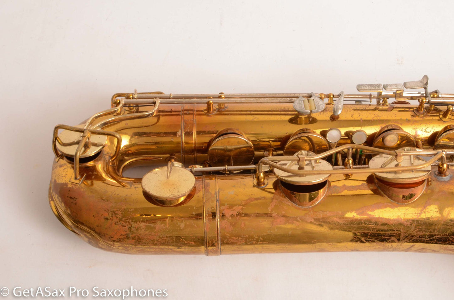 King Super 20 Baritone Saxophone Good condition Old Pads Great Deal! 502055