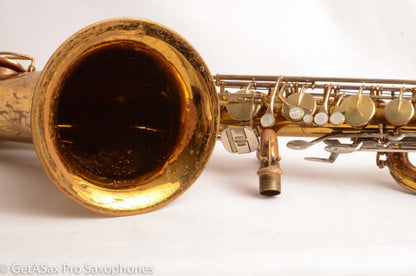 King Super 20 Baritone Saxophone Good condition Old Pads Great Deal! 502055