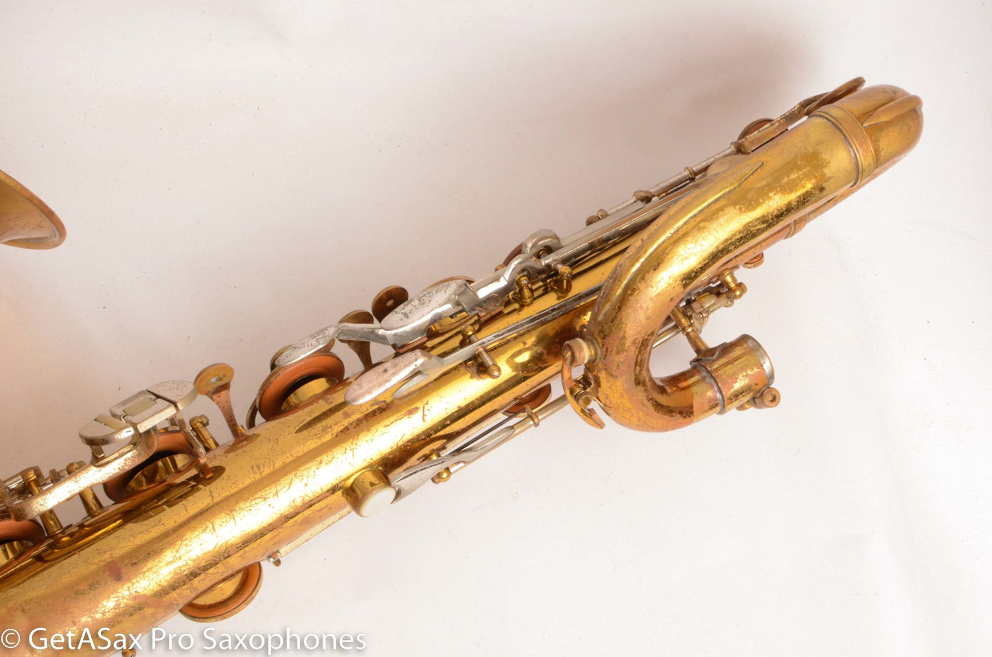 King Super 20 Baritone Saxophone Good condition Old Pads Great Deal! 502055