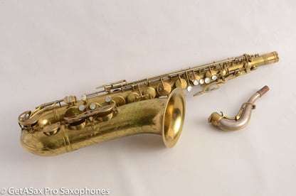 King Super 20 Tenor Original Lacquer Full Pearls Fresh Overhaul!
