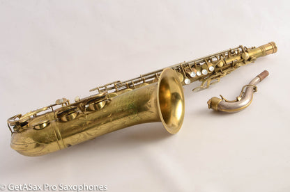 King Super 20 Tenor Original Lacquer Full Pearls Fresh Overhaul!