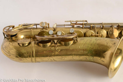 King Super 20 Tenor Original Lacquer Full Pearls Fresh Overhaul!