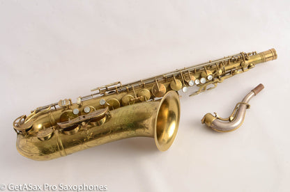 King Super 20 Tenor Original Lacquer Full Pearls Fresh Overhaul!