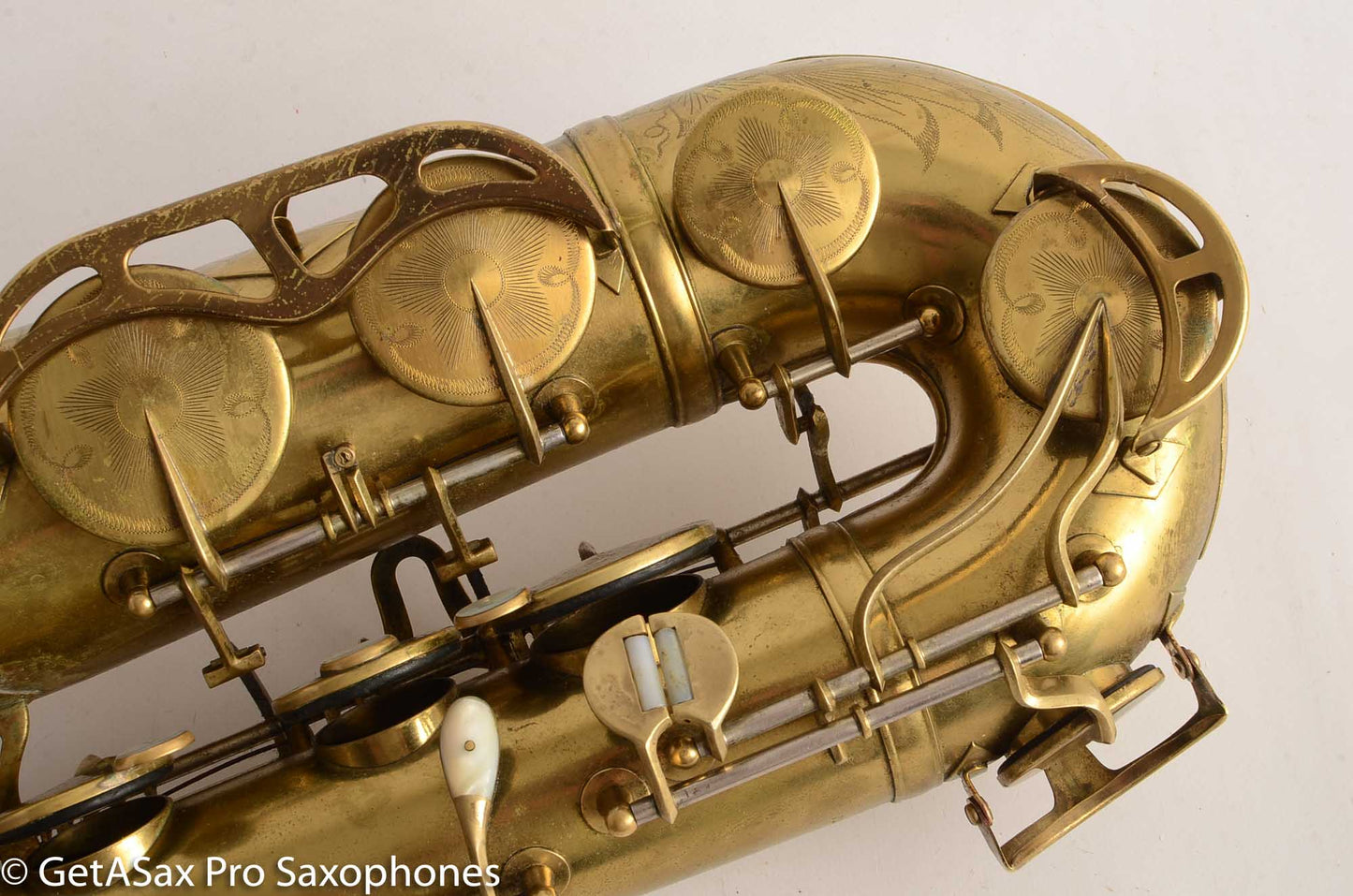 King Super 20 Tenor Original Lacquer Full Pearls Fresh Overhaul!