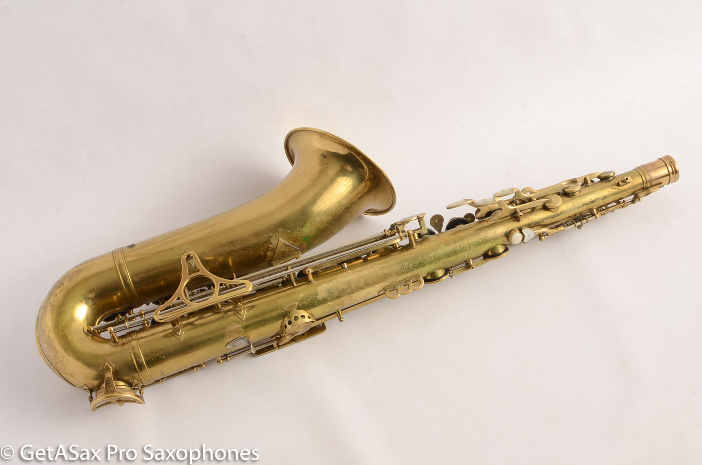 King Super 20 Tenor Original Lacquer Full Pearls Fresh Overhaul!