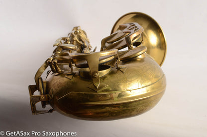 King Super 20 Tenor Original Lacquer Full Pearls Fresh Overhaul!