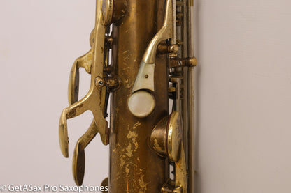 King Super 20 Tenor 1948 Original Lacquer Full Pearls Good Pads 298084