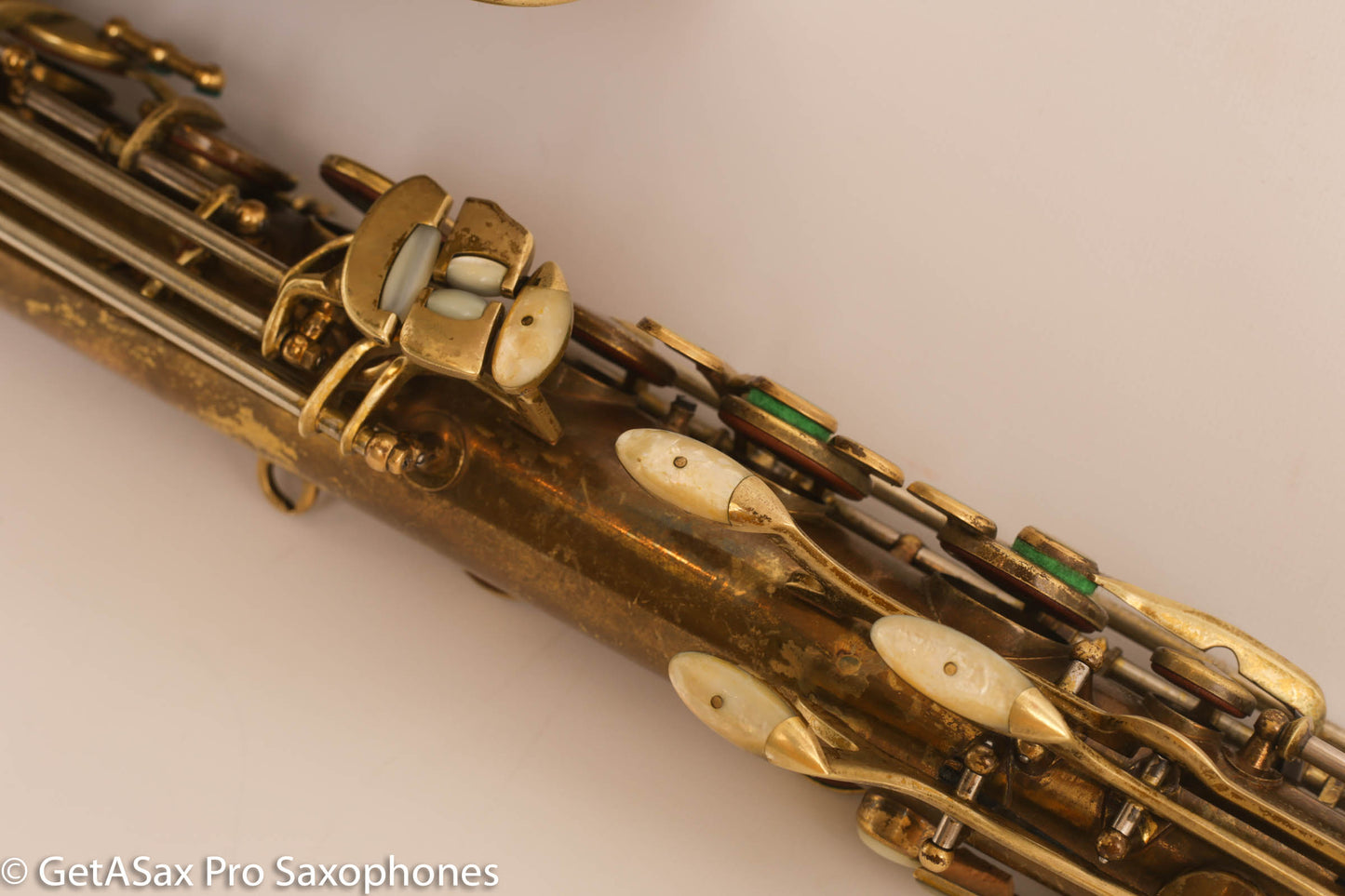 King Super 20 Tenor 1948 Original Lacquer Full Pearls Good Pads 298084