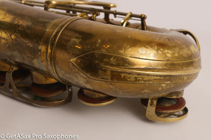 King Super 20 Tenor 1948 Original Lacquer Full Pearls Good Pads 298084