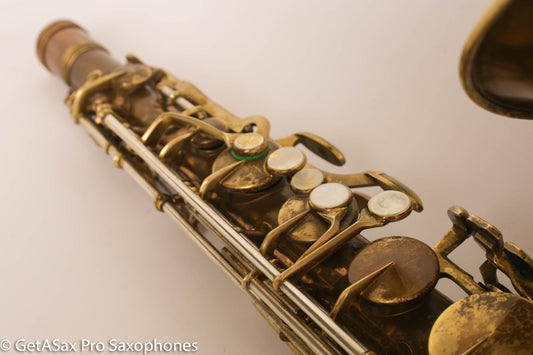 King Super 20 Tenor 1948 Original Lacquer Full Pearls Good Pads 298084