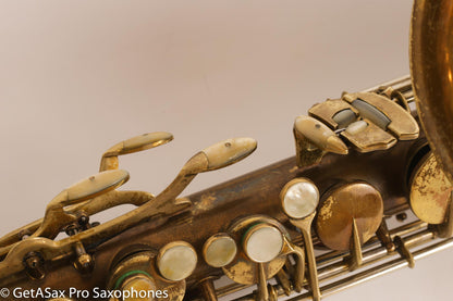 King Super 20 Tenor 1948 Original Lacquer Full Pearls Good Pads 298084