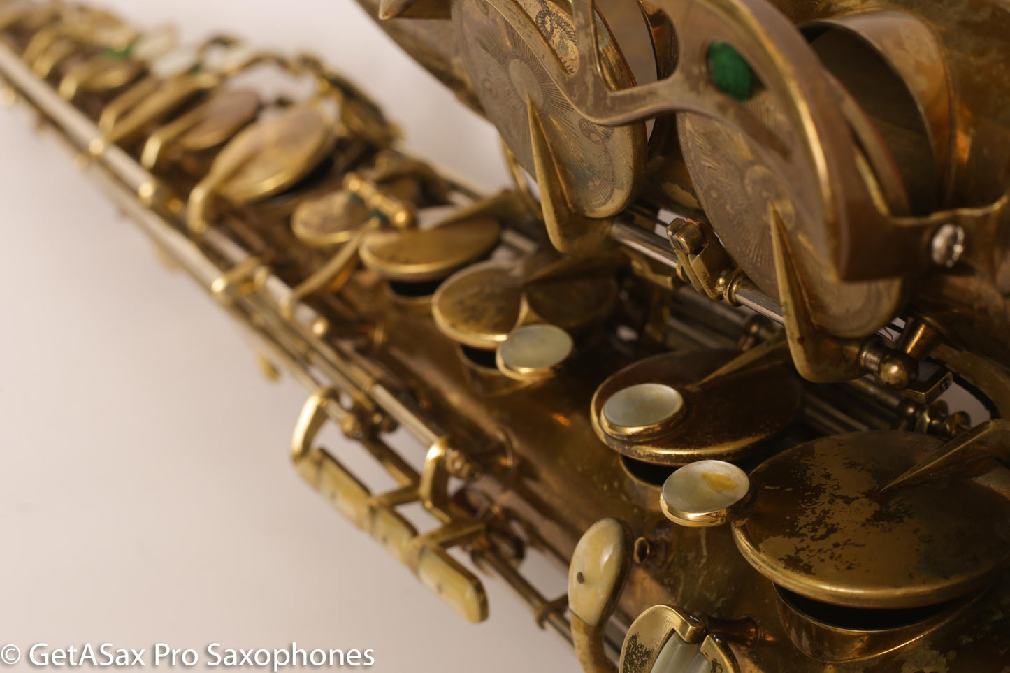 King Super 20 Tenor 1948 Original Lacquer Full Pearls Good Pads 298084