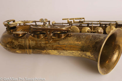 King Super 20 Tenor 1948 Original Lacquer Full Pearls Good Pads 298084