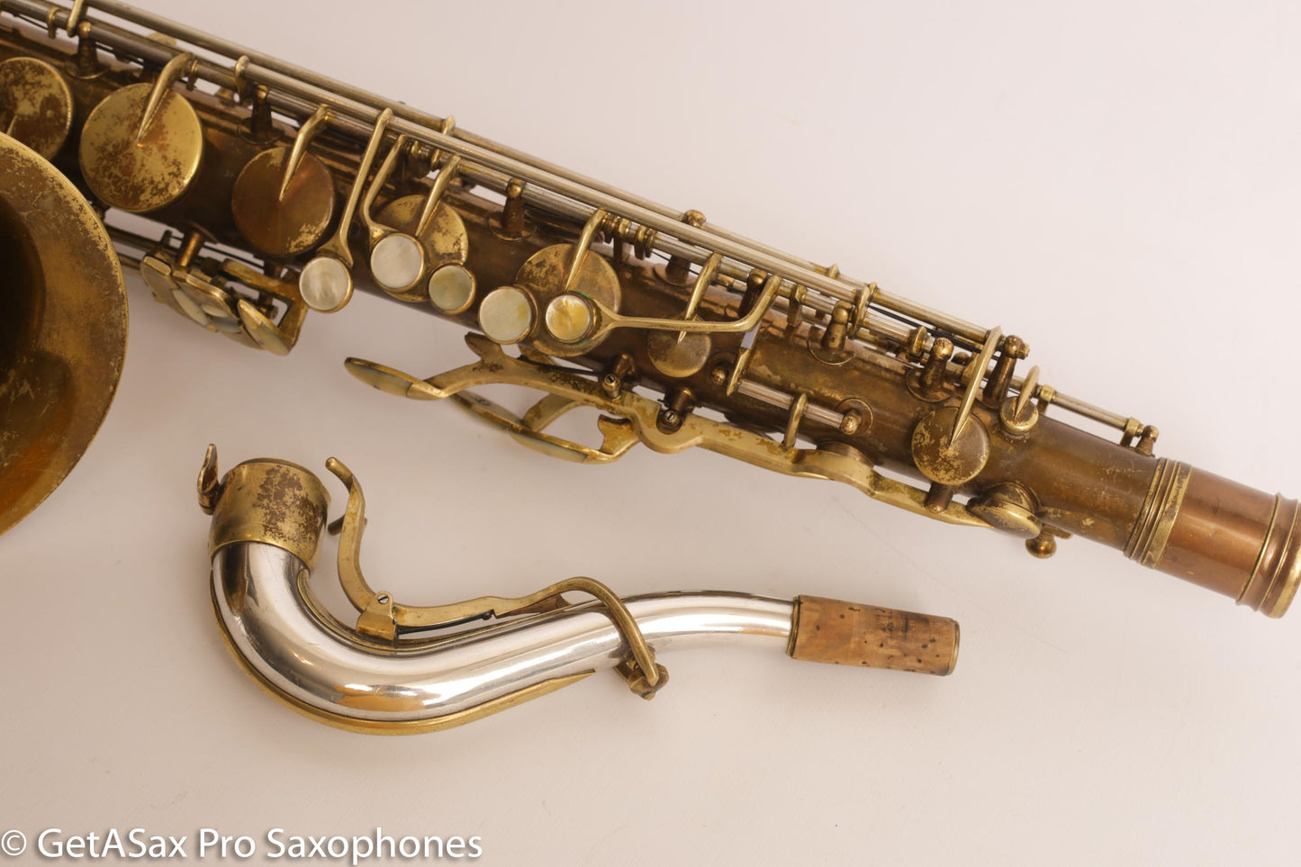 King Super 20 Tenor 1948 Original Lacquer Full Pearls Good Pads 298084