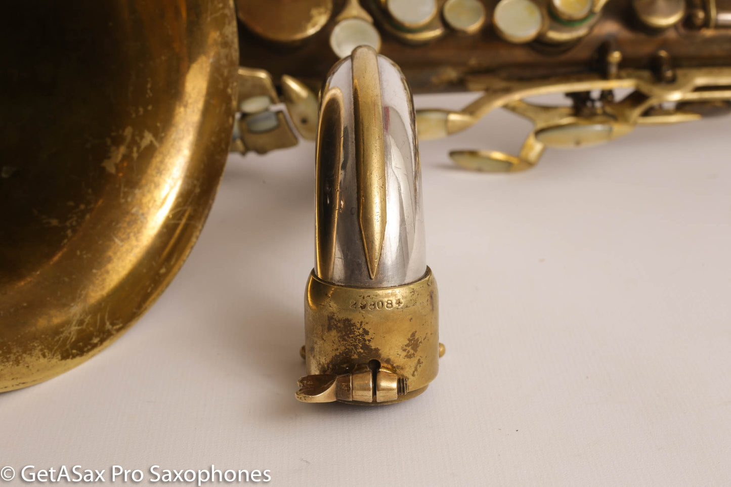 King Super 20 Tenor 1948 Original Lacquer Full Pearls Good Pads 298084