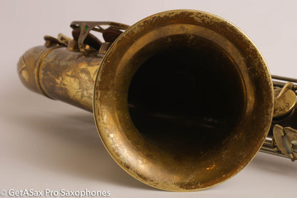 King Super 20 Tenor 1948 Original Lacquer Full Pearls Good Pads 298084