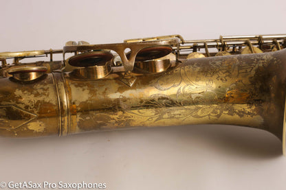 King Super 20 Tenor 1948 Original Lacquer Full Pearls Good Pads 298084