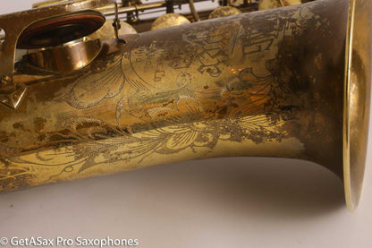 King Super 20 Tenor 1948 Original Lacquer Full Pearls Good Pads 298084