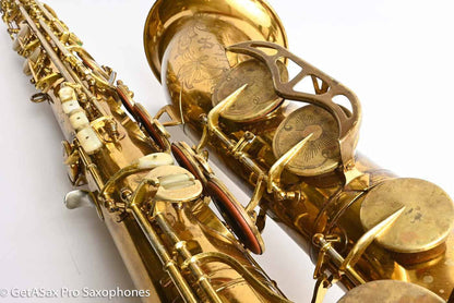 King Super 20 Tenor Full Pearls 1949 Original Lacquer Old Pads 303254