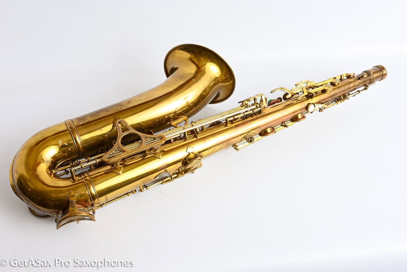 King Super 20 Tenor Full Pearls 1949 Original Lacquer Old Pads 303254