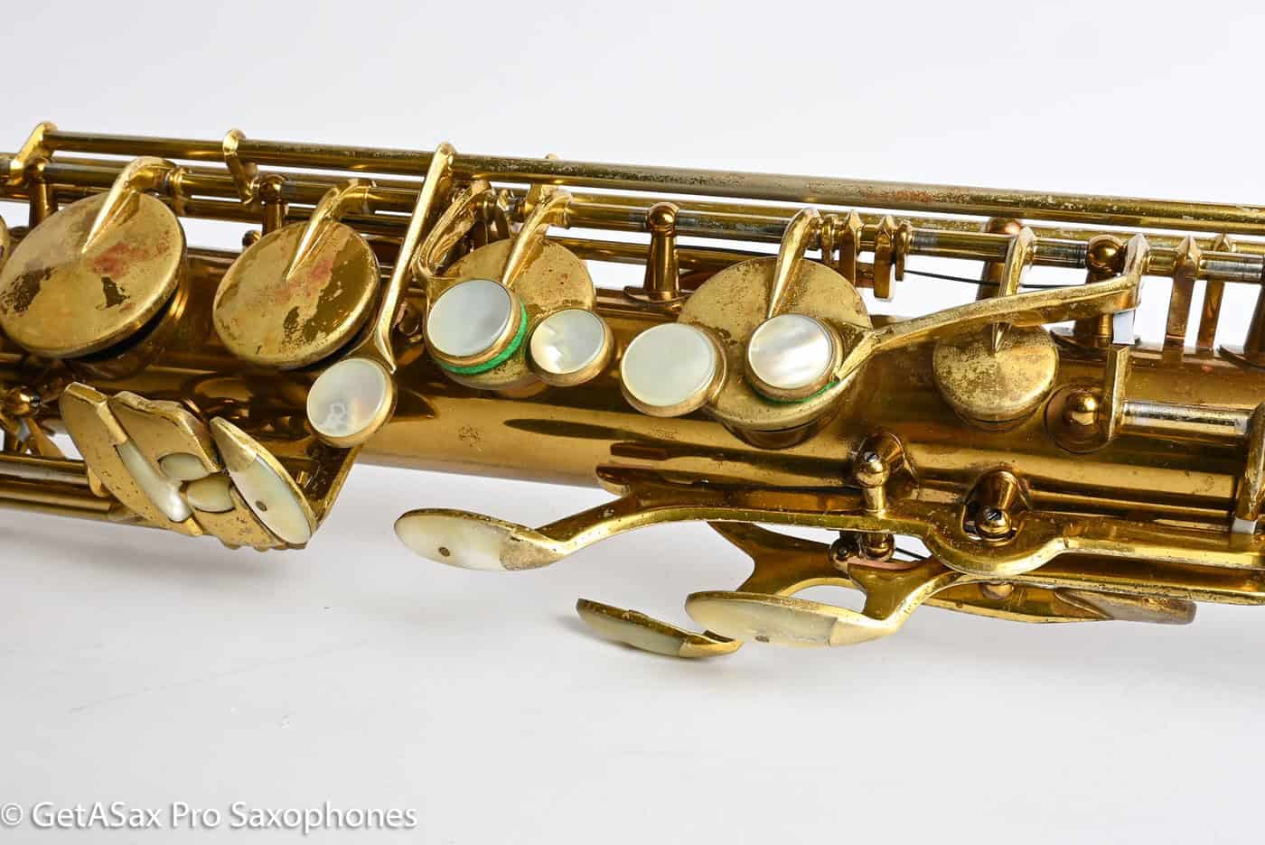 King Super 20 Tenor Full Pearls 1949 Original Lacquer Old Pads 303254