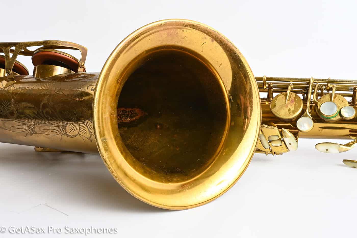 King Super 20 Tenor Full Pearls 1949 Original Lacquer Old Pads 303254