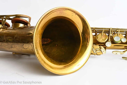 King Super 20 Tenor Full Pearls 1949 Original Lacquer Old Pads 303254